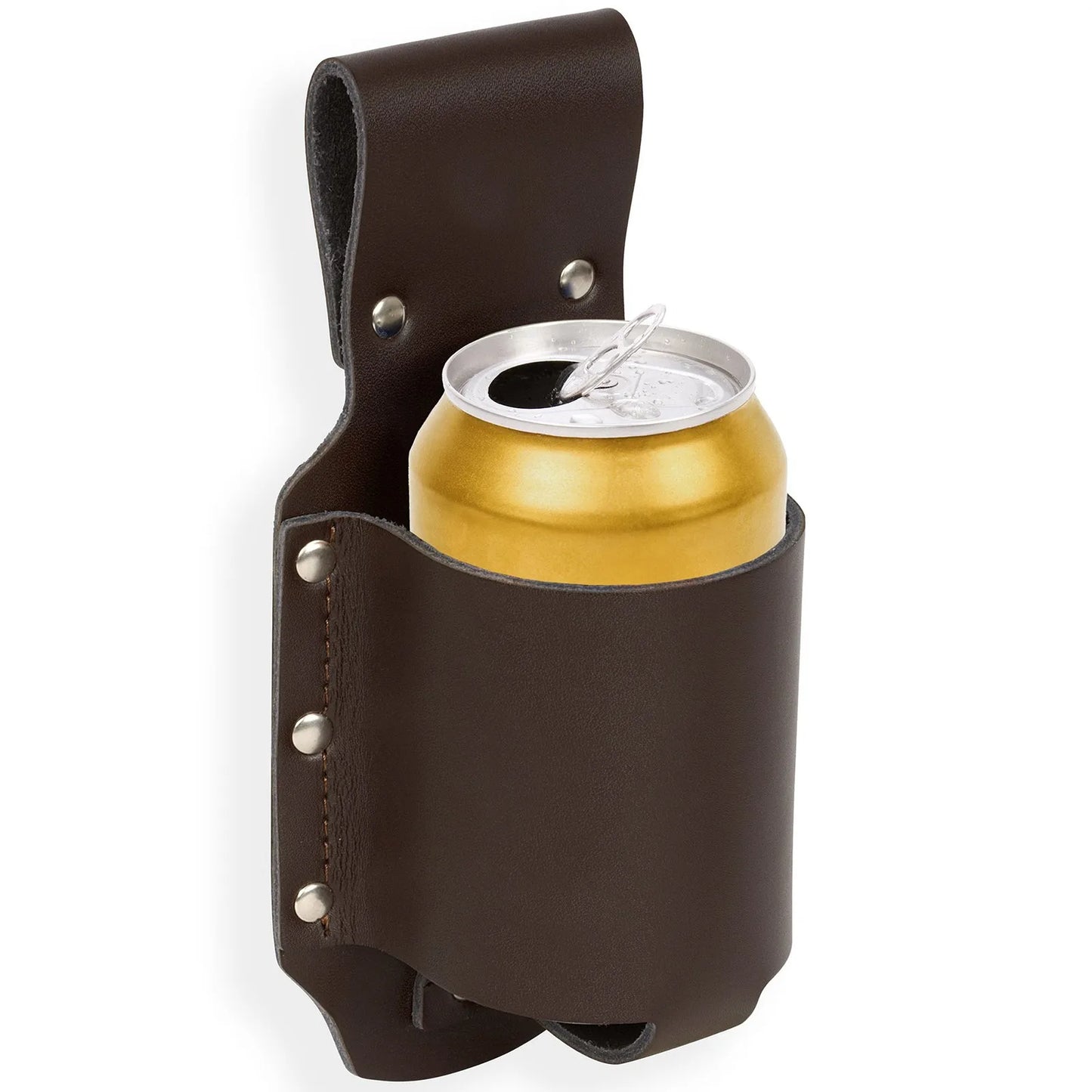 Coldre de cerveja de couro