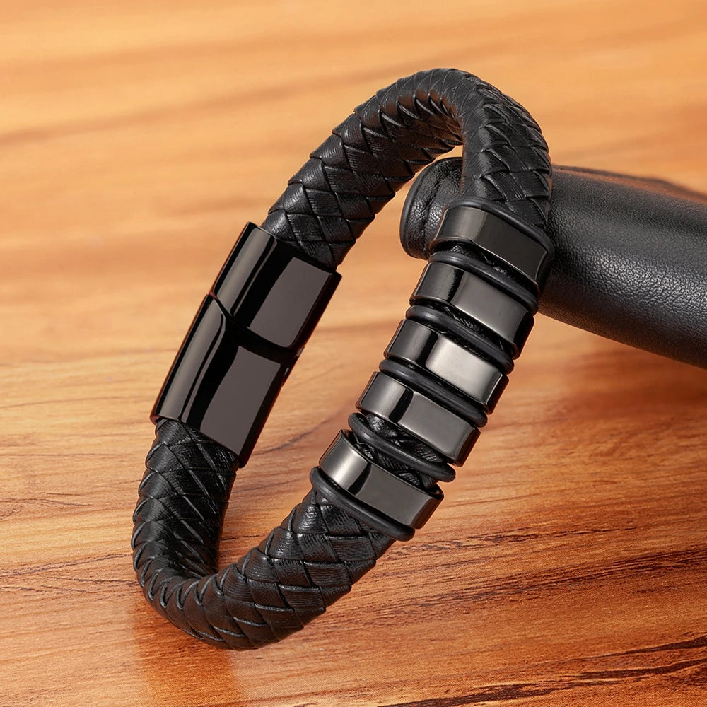 Men’s Leather Bracelet – Bold, Stylish, and Durable