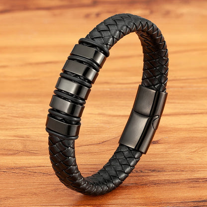 Men’s Leather Bracelet – Bold, Stylish, and Durable