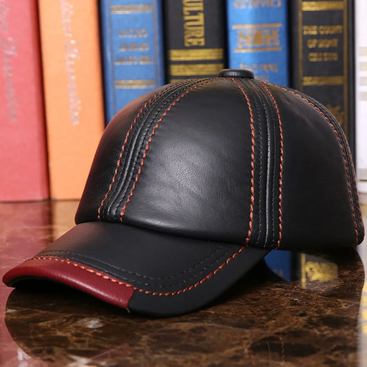 Adult Baseball Cap – 100% Genuine Leather