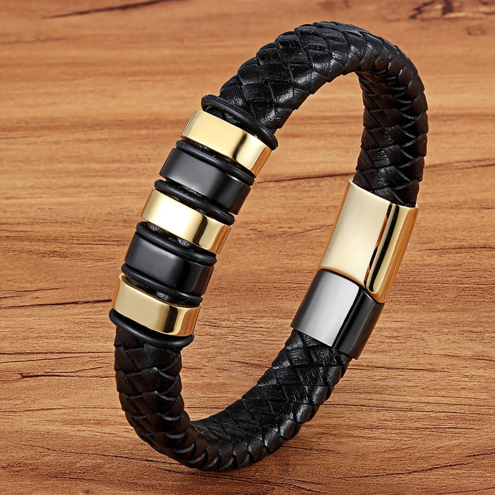 Pulsera de cuero para hombres: audaz, elegante y duradero