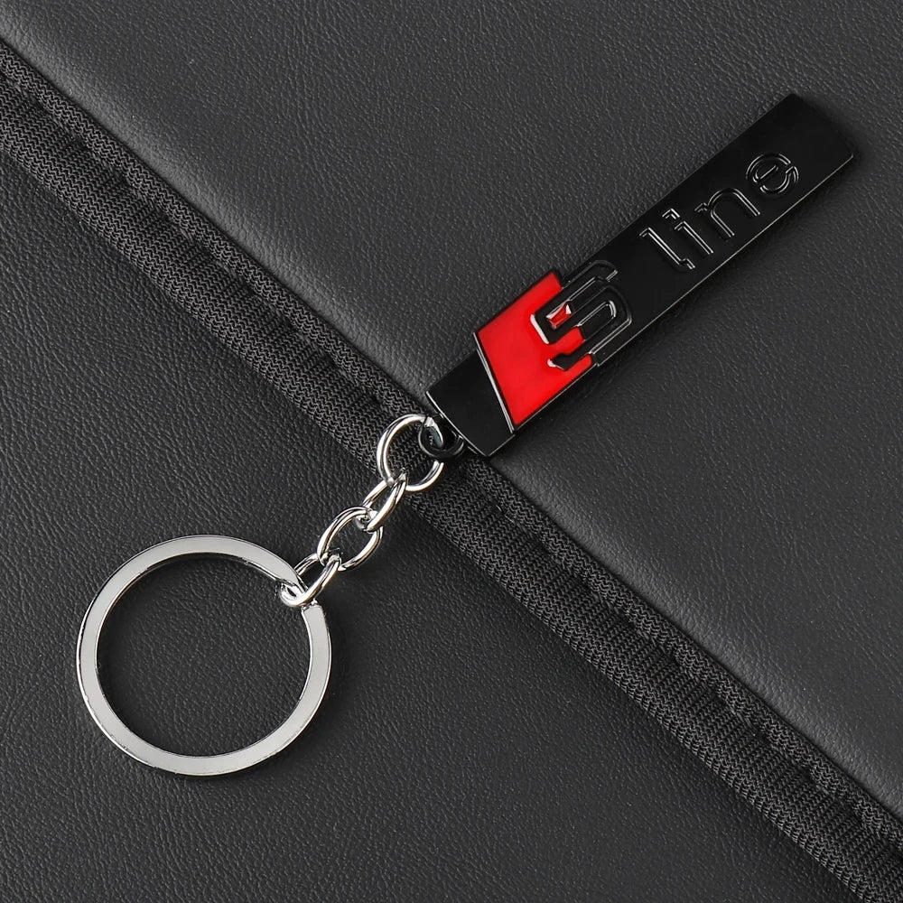 Audi S-Line Metal Keychain