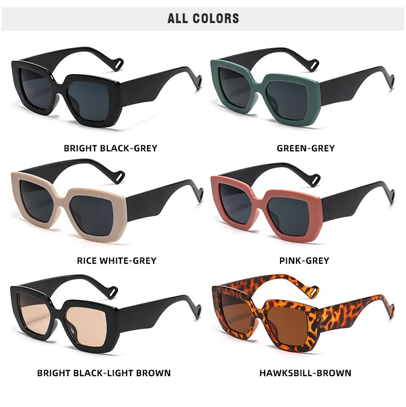 Bold Square Frame Sunglasses