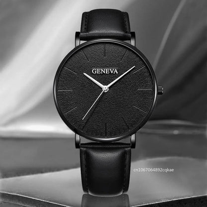 Juego de relojes minimalistas de Ginebra