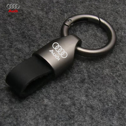 Audi Leder Metal Fashion Keychain