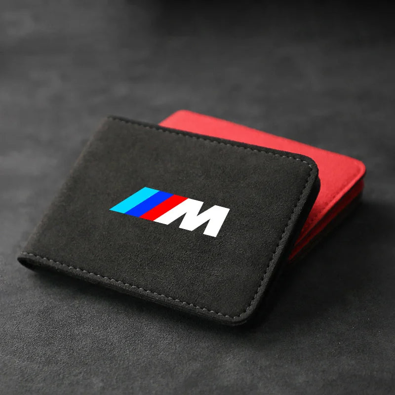 BMW M Wildleder Brieftasche