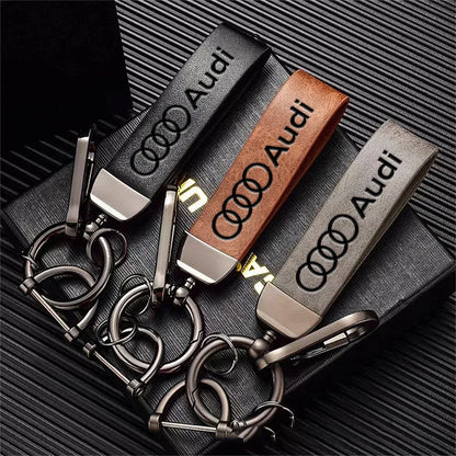 Keychain de couro Audi 