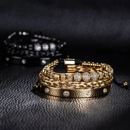 Gold Luxusarmband Set