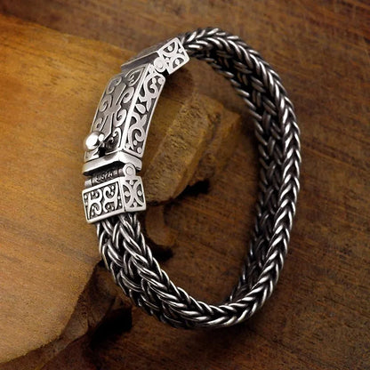 Bracelet tressé pour hommes vintage