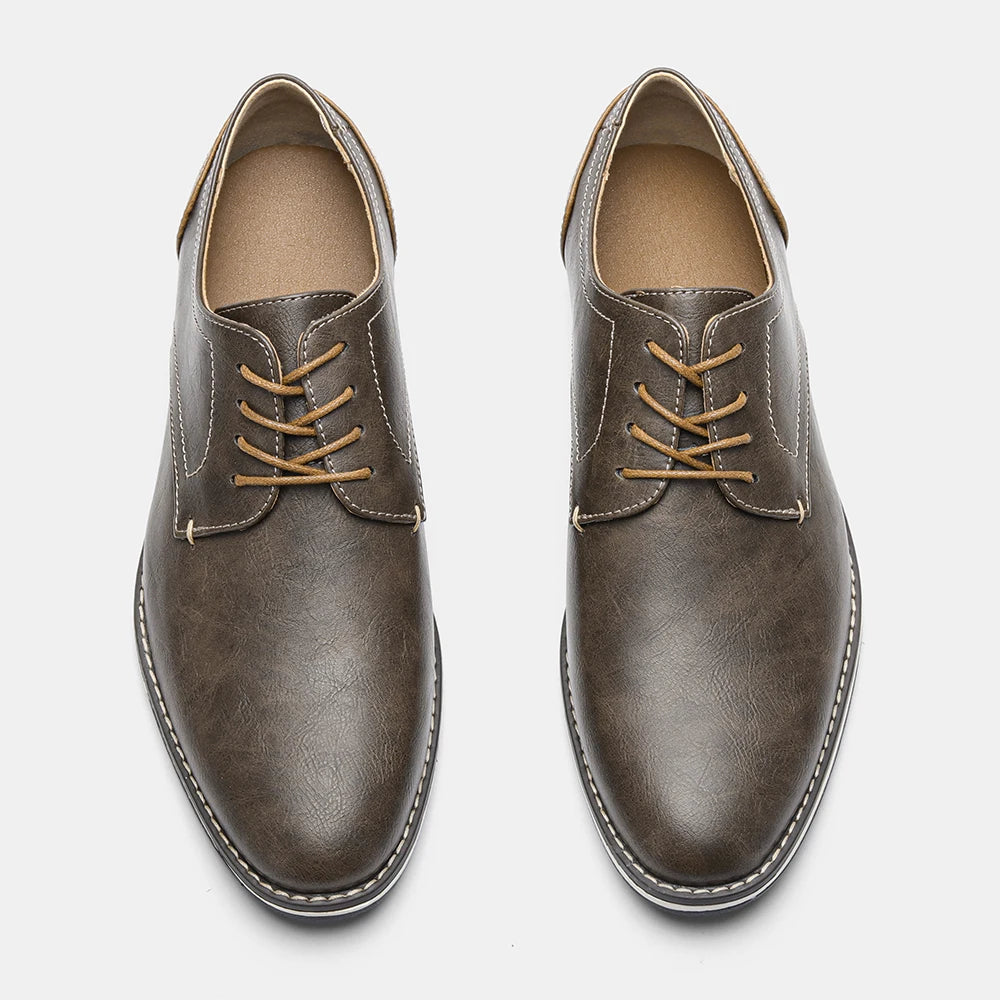 Herren lässig Leder Oxford Schuhe