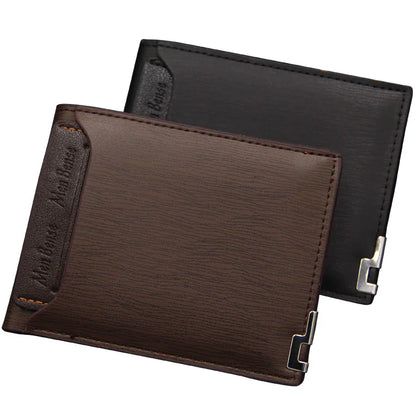 Leather Wallet with Money Clip