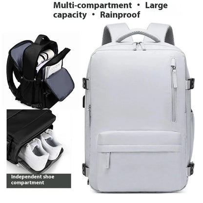 Multi-Compartment Travel Backpack