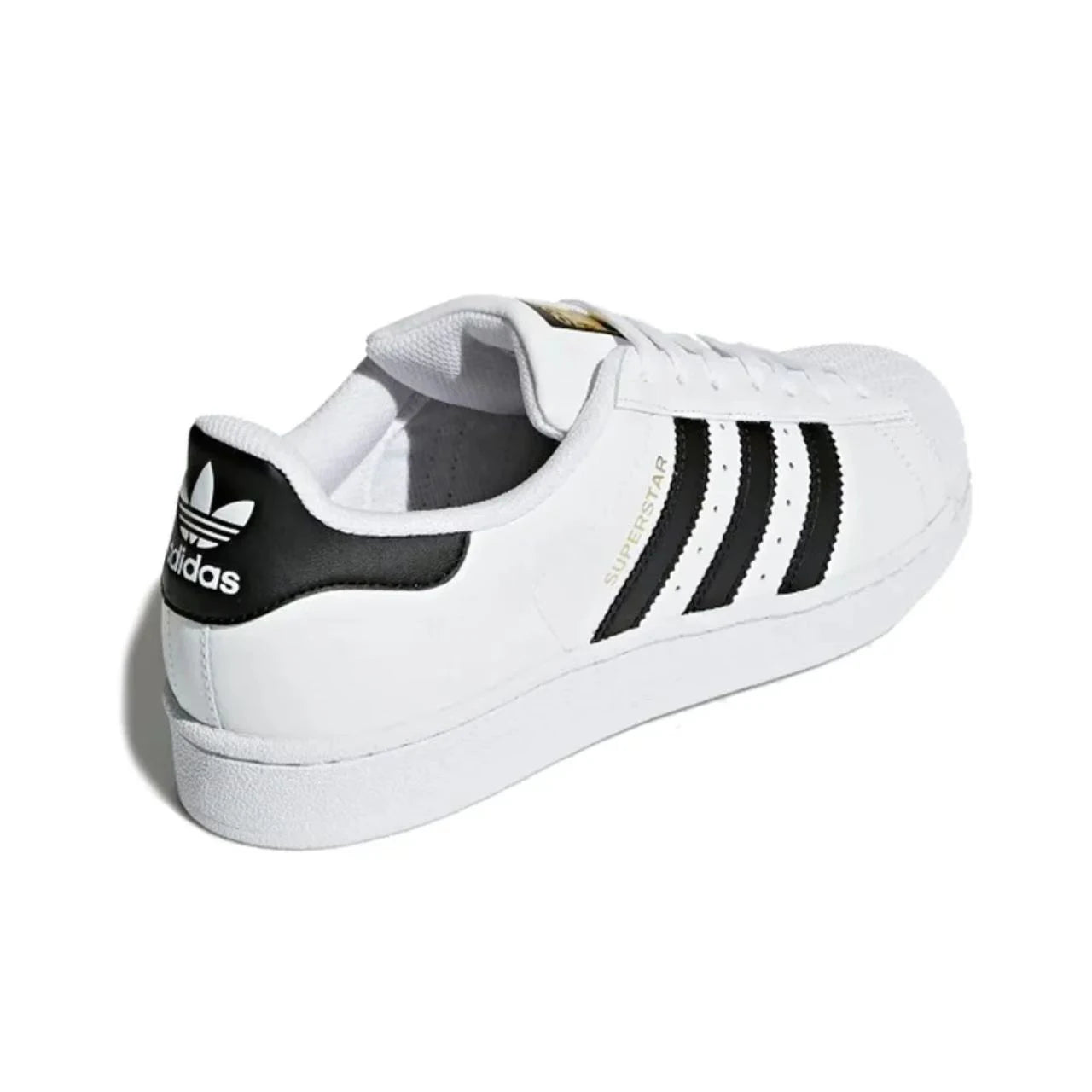 Adidas Superstar: zapatillas de zapatillas de cuero clásicas de cuero