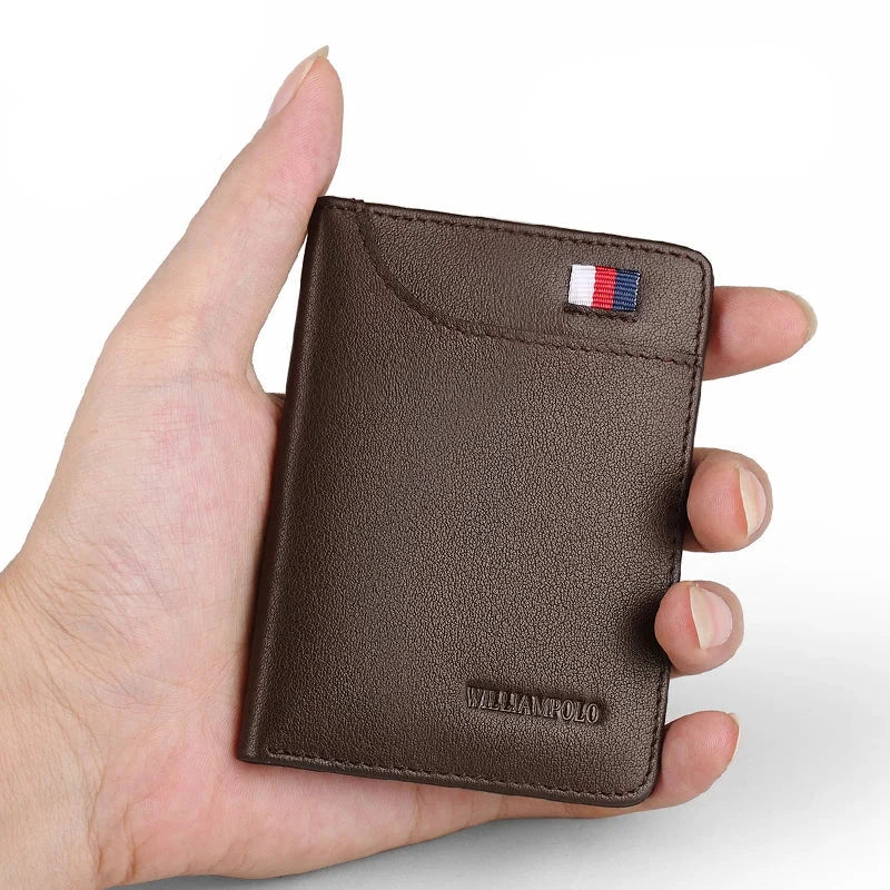 Ultra-Slim Leather Card Holder