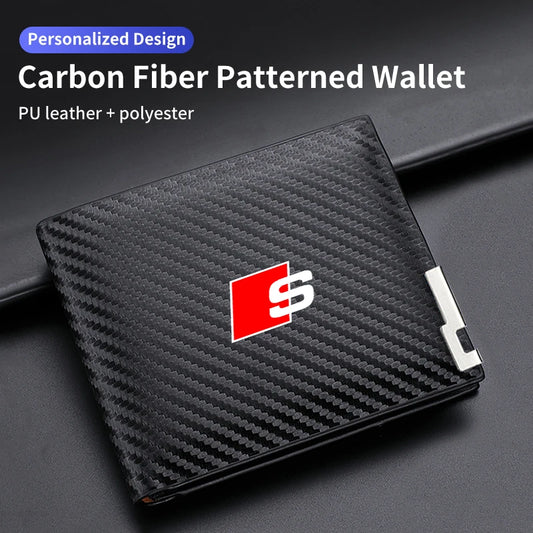 Audi Sline Carbon Fiber Wallet