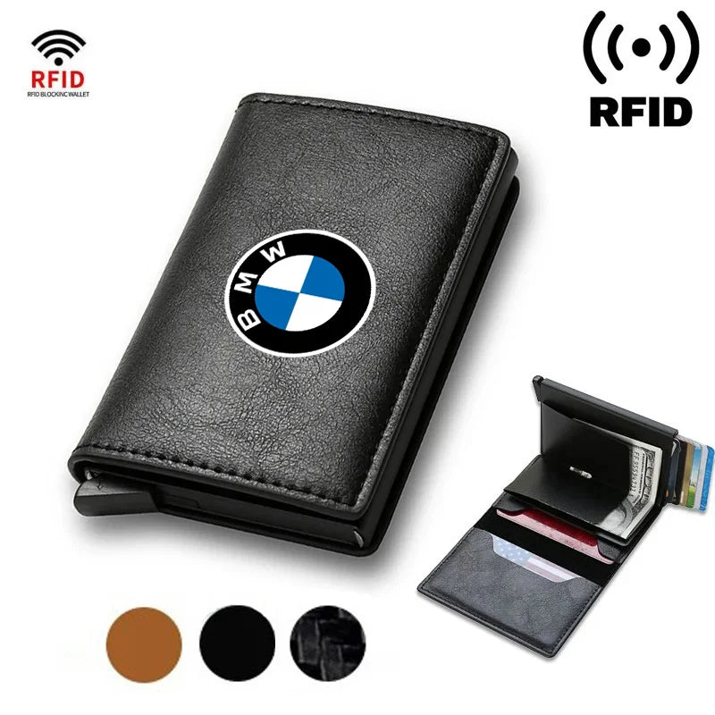 BMW RFID bloqueando a carteira masculina