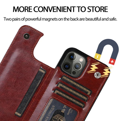 Retro Wallet Flip Leder Hülle für iPhone