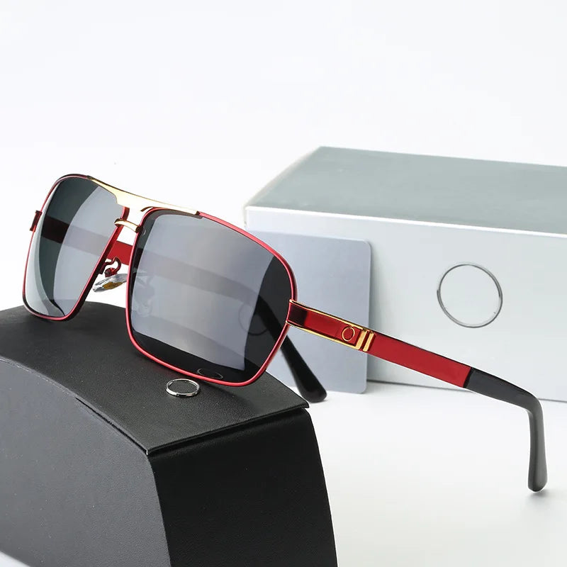 Mercedes Benz Retro Square Sunglasses 