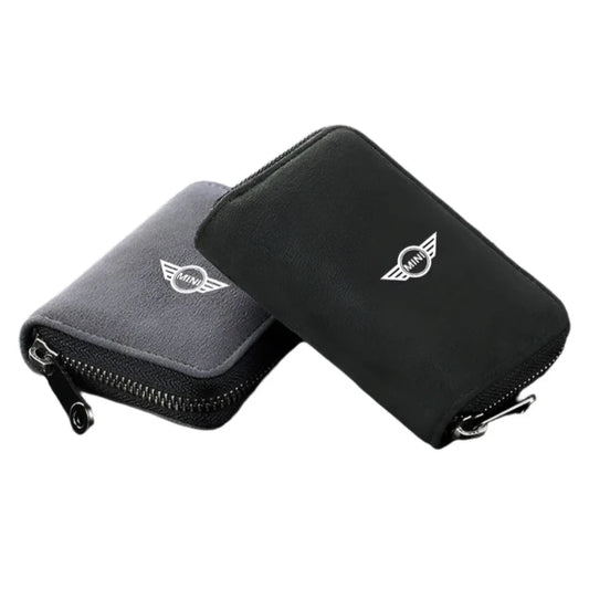 Mini Cooper Wildleder Brieftasche