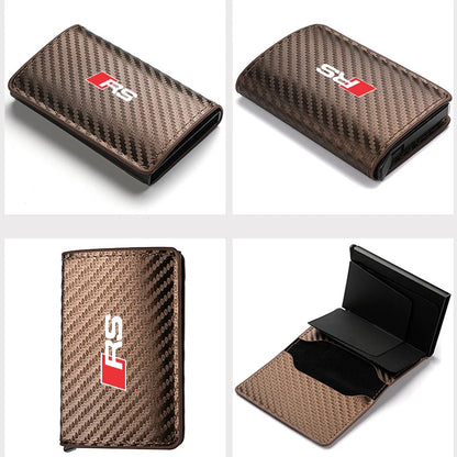 Audi RS Luxury Carbon Fiber Wallet 