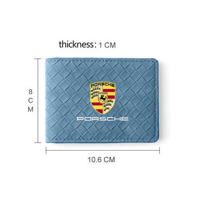 Billetera de licencia de conducir del automóvil para Porsche