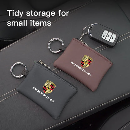 Porsche Keyring -Beutel Leder Brieftasche 