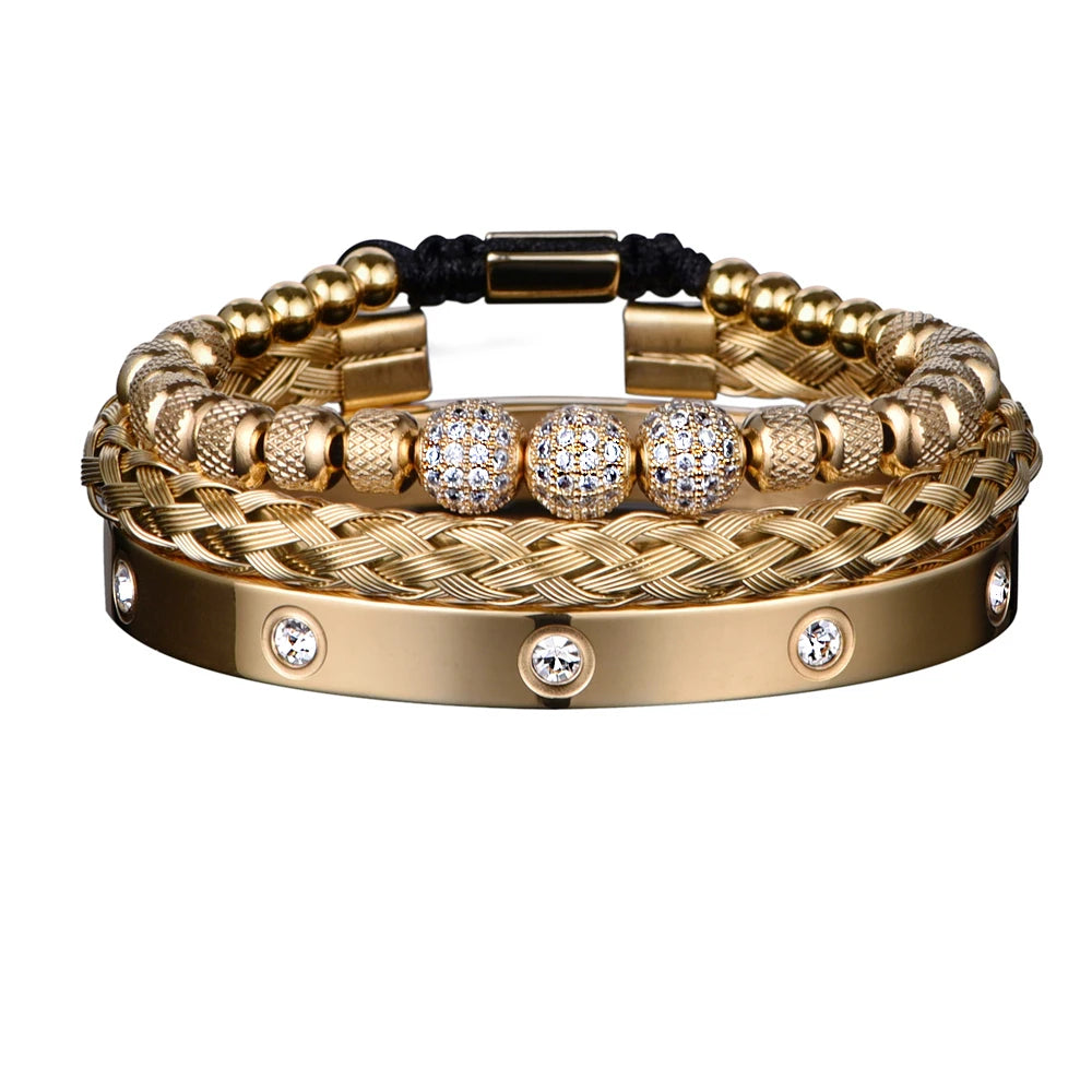 Gold Luxury Bracelet Set