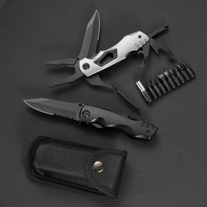 Multifunctional Folding Pliers with Knife