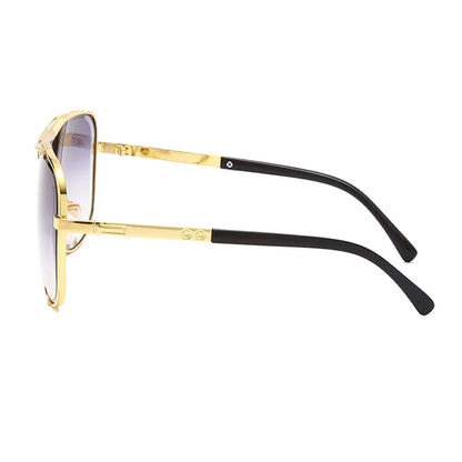 Luxury Gold Aviator Sunglasses - Bold Elegance with Gradient Lenses