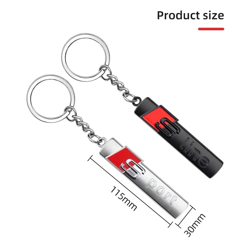 Audi S-Line Metal Keychain