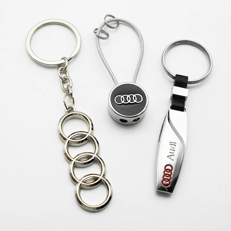 Audi 3D Metal Keychain Collection 