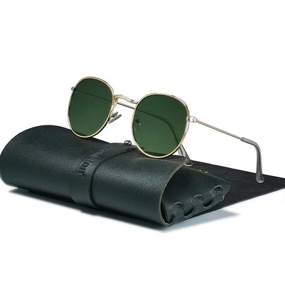 Classic Round Metal Sunglasses