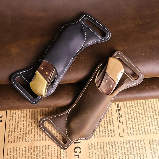 Genuine Leather Case Sheath for Outdoor Tools 