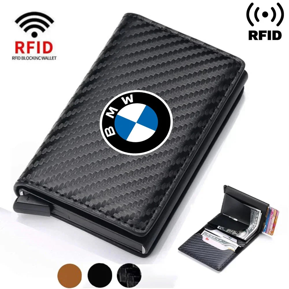 BMW RFID bloqueando la billetera para hombres