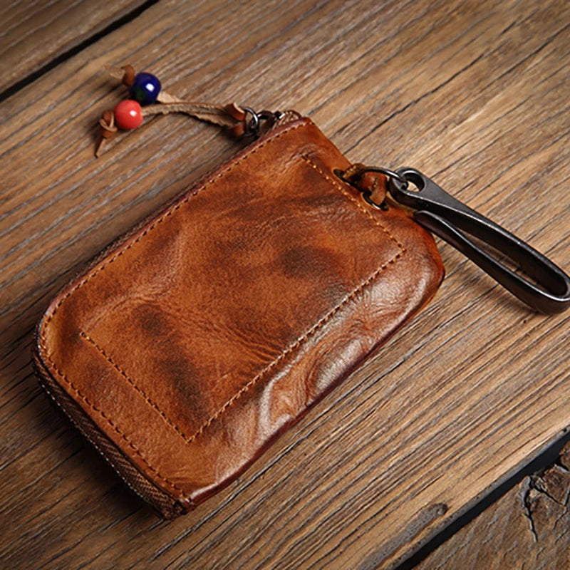 Vintage Leather Key Pouch