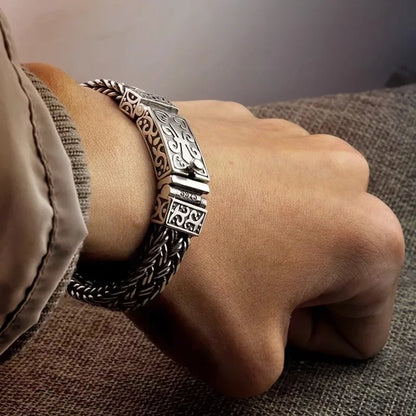 Bracelet tressé pour hommes vintage