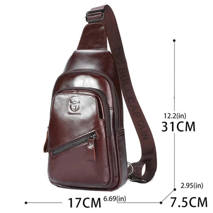 Sac coffre en cuir masculin grand 