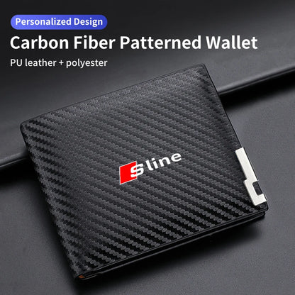 Audi S Line Carbon Fiber Wallet 