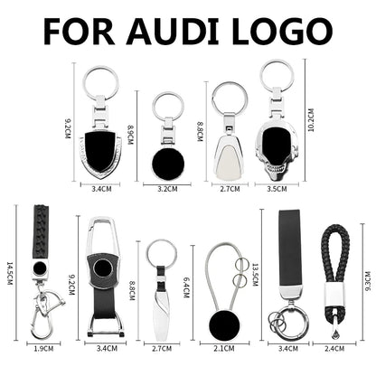 Audi 3D Metal Keychain Collection 