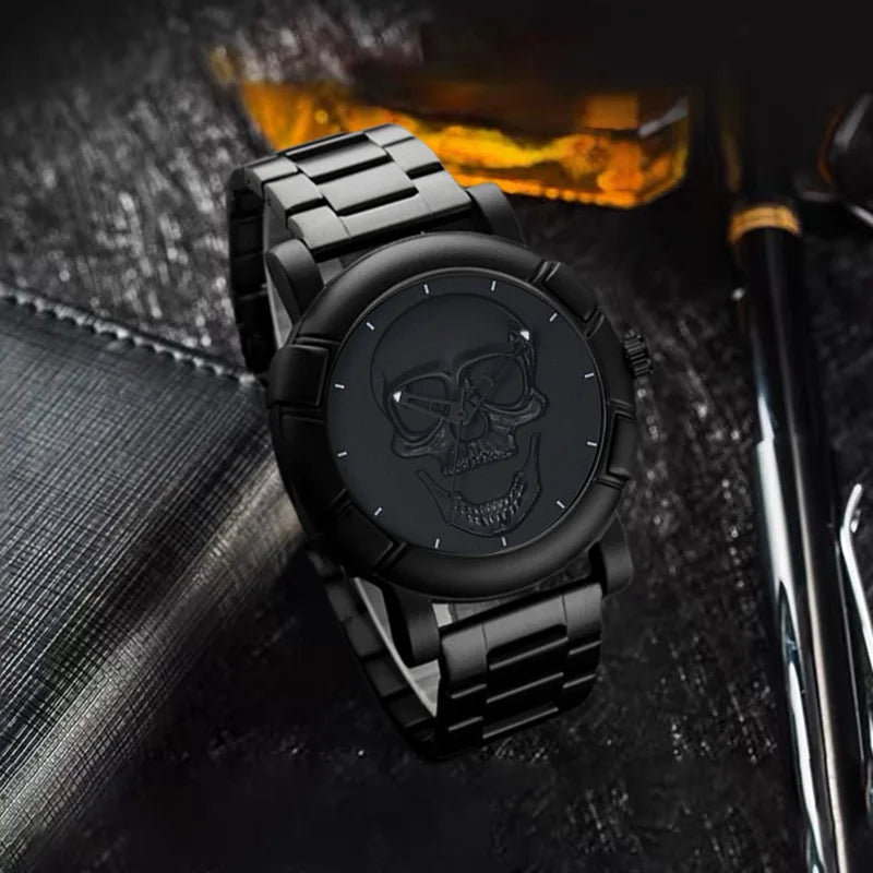 Skull Bracelet Sets Men Watches Luxury