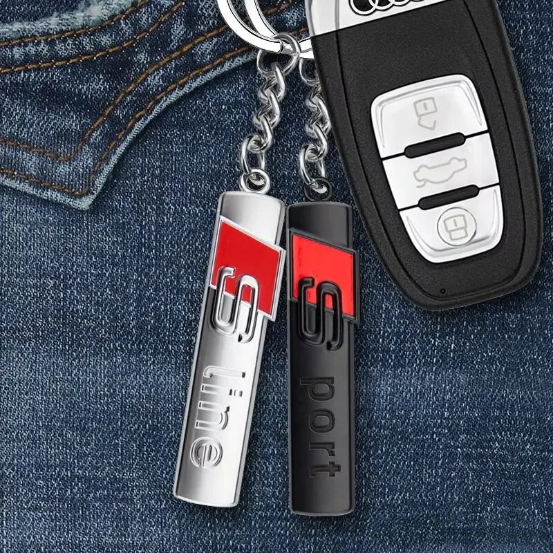 Audi S-Line Metal Keychain