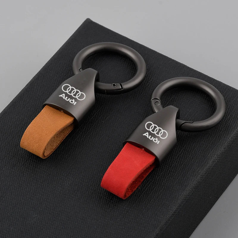 Audi Leather Metal Fashion Keychain