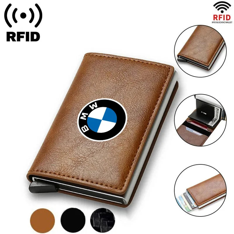 BMW RFID bloqueando a carteira masculina