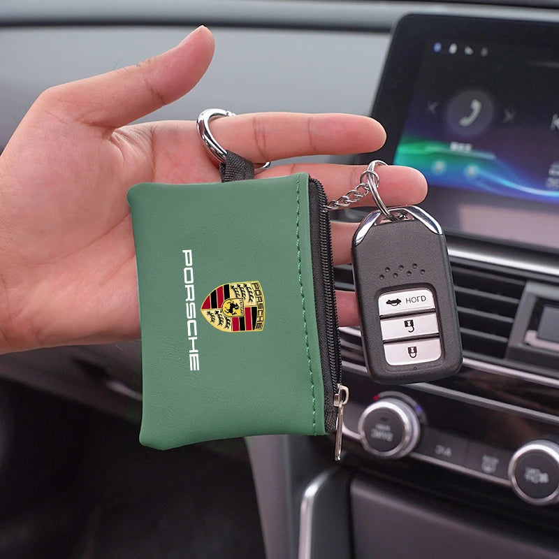 Porsche Keyring Bag Leather Wallet 