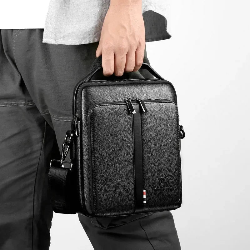 Bolsa Crossbody compacta premium de los hombres