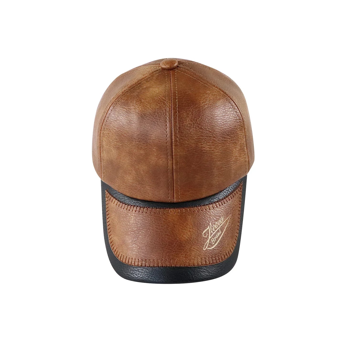 Vintage Leather Baseball Cap