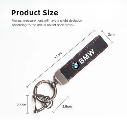 BMW Suede Keyring 