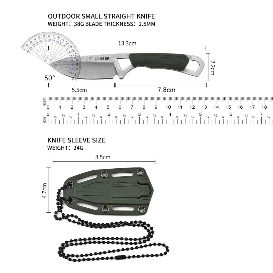 Outdoor Small Straight Knife 