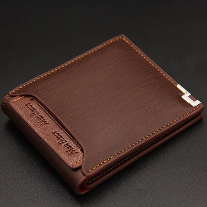 Leather Wallet with Money Clip