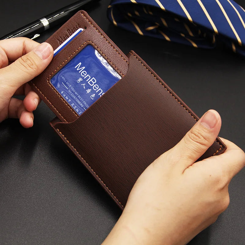 Leather Wallet with Money Clip